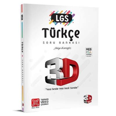 3D Yayınları 8. Sınıf Lgs Türkçe Soru Bankası