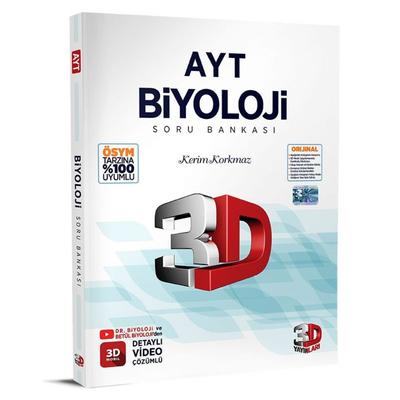3D Yayınları Ayt Biyoloji Soru Bankası