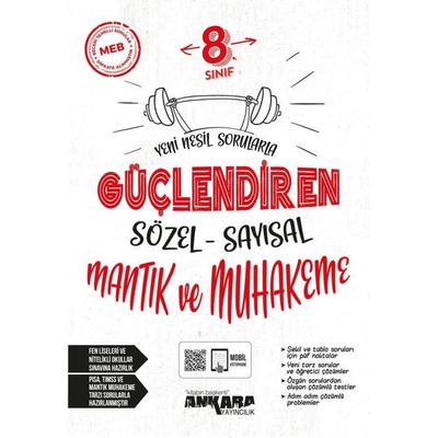 Ankara Yayıncılık 8. Sınıf Sözel Sayısal Mantık Ve Muhakeme Güçlendiren Soru Bankası