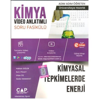 Çap Yayınları Üniversiteye Hazırlık Kimya Kimyasal Tepkimelerde Enerji Konu Anlatımlı Soru Fasikülü