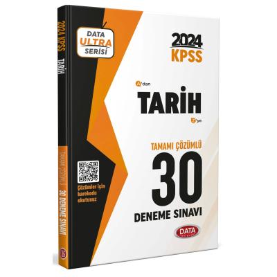 Data Yayınları 2024 KPSS Ultra Serisi Tarih 30 Deneme Sınavı