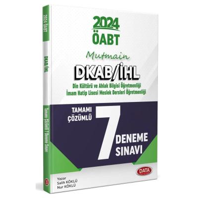 Data Yayınları 2024 ÖABT Mutmain DKAB/İHL Tamamı Çözümlü 7 Deneme Sınavı
