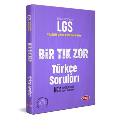 Data Yayınları LGS 8. Sınıf Bir Tık Zor Türkçe Soruları
