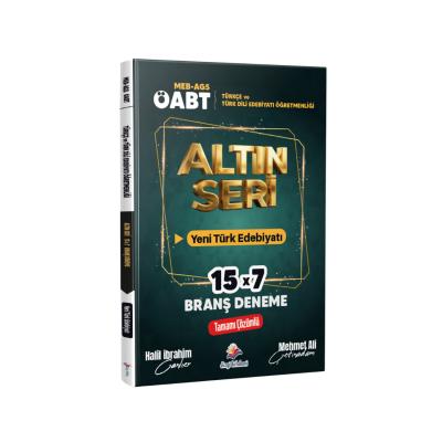 Dizgi Kitap 2026 MEB AGS ÖABT Altın Seri Türkçe Öğretmenliği & Türk Dili ve Edebiyatı Öğretmenliği Yeni Türk Edebiyatı Tamamı Çözümlü 7 Deneme Sınavı Halil İbrahim Canlıer, Mehmet Ali Çetinadam