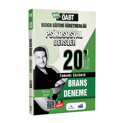 Dizgi Kitap 2026 MEB AGS ÖABT Beden Eğitimi Psikososyal Dersler Tamamı Çözümlü 20 Branş Deneme İbrahim Ögür