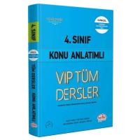 Editör Yayınları 4. Sınıf VIP Tüm Dersler Konu Anlatımlı Mavi Kitap