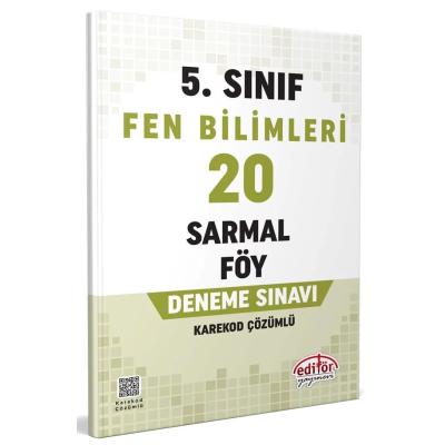 Editör Yayınları 5. Sınıf Fen Bilimleri 20 Sarmal Föy Deneme Sınavı