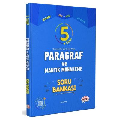 Editör Yayınları 5. Sınıf Paragraf ve Mantık Muhakeme Soru Bankası