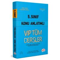 Editör Yayınları 5. Sınıf VIP Tüm Dersler Konu Anlatımı Mavi Kitap