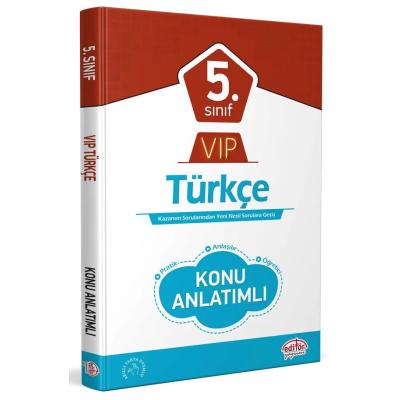 Editör Yayınları 5. Sınıf VIP Türkçe Konu Anlatımlı