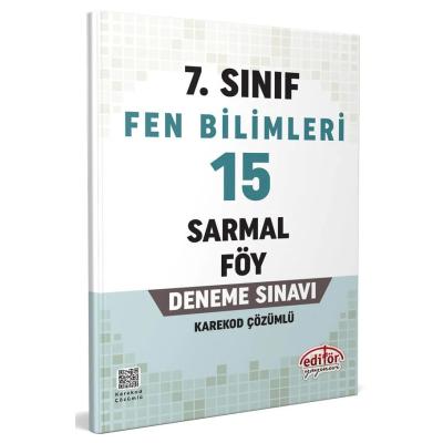Editör Yayınları 7. Sınıf Fen Bilimleri 15 Sarmal Föy Deneme Sınavı