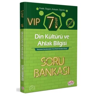 Editör Yayınları 7. Sınıf Vıp Din Kültürü Ve Ahlak Bilgisi Soru Bankası