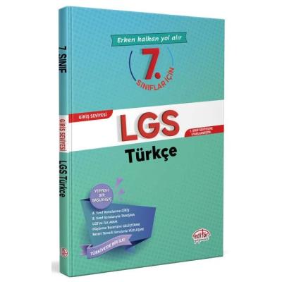 Editör Yayınları 7. Sınıflar için LGS Türkçe