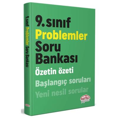 Editör Yayınları 9. Sınıf Matematik Problemler Soru Bankası