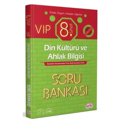 Editör Yayınları LGS 8. Sınıf VIP Din Kültürü ve Ahlak Bilgisi Soru Bankası
