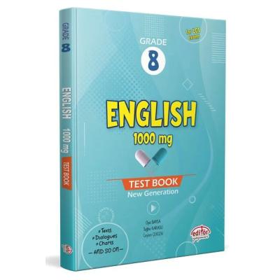 Editör Yayınları LGS Grade 8 English 1000 Mg Test Book