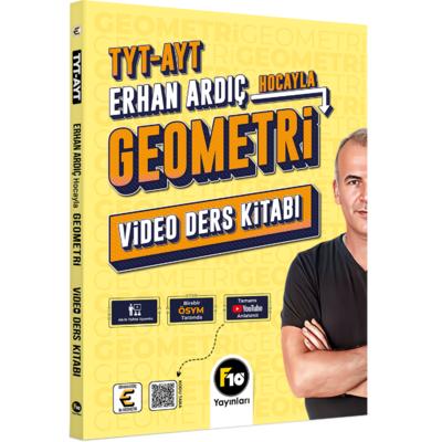 F10 Yayınları Erhan Ardıç Hocayla TytAyt Geometri Video Ders Kitabı 