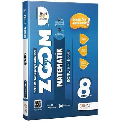 Günay Yayınları LGS 8. Sınıf Matematik Zoom Soru Bankası