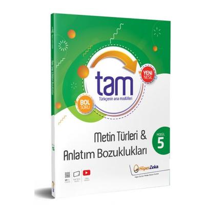Hiper Zeka LGS 8. Sınıf TAM Türkçe 5 Teknik Analiz Modülleri & Metin Türleri ve Anlatım Bozuklukları