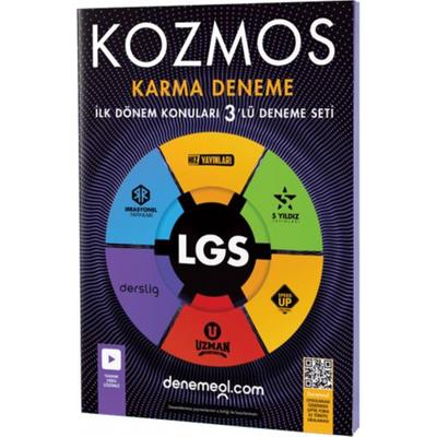 Hız Yayınları Kozmos LGS Karma İlk Dönem Konuları 3lü Deneme Set
