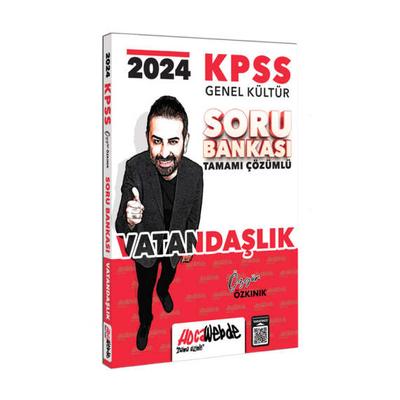 HocaWebde Yayınları 2024 KPSS Genel Kültür Vatandaşlık Tamamı Çözümlü Soru Bankası