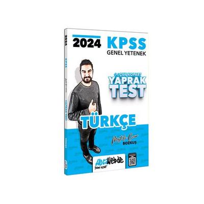 HocaWebde Yayınları 2024 KPSS GY Türkçe  Yaprak Test