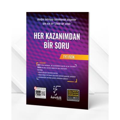 Karekök Yayınları TYT Fizik Her Kazanımdan Bir Soru