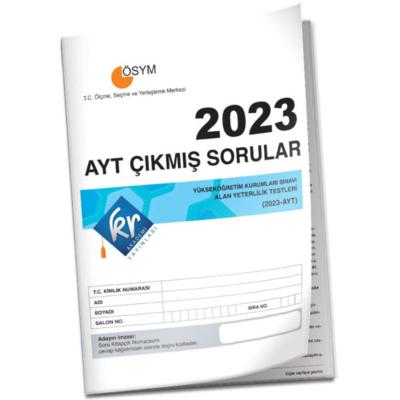 Kr Akademi Yayınları 2023 AYT Çıkmış Sorular Tıpkı Basım Kitapçığı