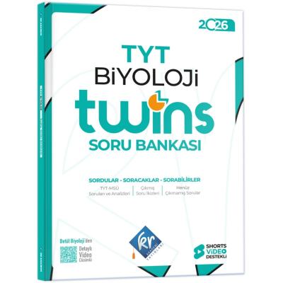 KR Akademi Yayınları 2026 TYT Twins Biyoloji Soru Bankası