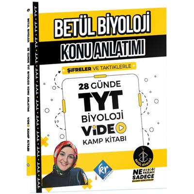 Kr Akademi Yayınları Betül Biyoloji Konu Anlatımı 28 Günde TYT Biyoloji Video Kamp Kitabı 