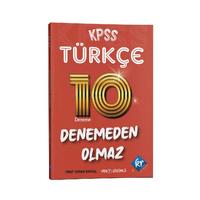 Kr Akademi Yayınları Kpss Türkçe Denemeden Olmaz 10 Deneme Video Çözümlü 