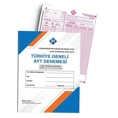 Kr Akademi Yayınları Türkiye Geneli Optikli AYT Denemesi 