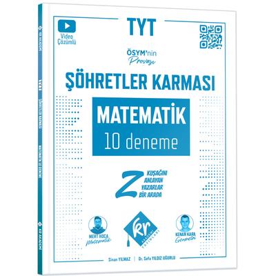 Kr Akademi Yayınları TYT Şöhretler Karması Matematik 10 Deneme 