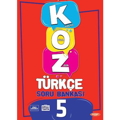 Kurmay Yayınları 5. Sınıf KOZ (Kolay – Orta – Zor) Türkçe Soru Bankası