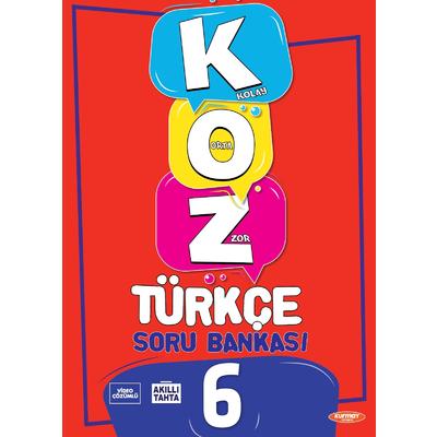Kurmay Yayınları 6. Sınıf KOZ (Kolay – Orta – Zor) Türkçe Soru Bankası