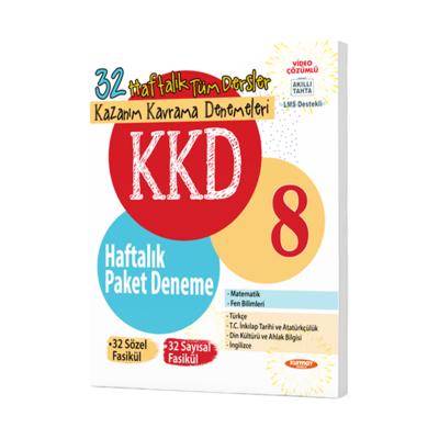 Kurmay Yayınları LGS 8. Sınıf 32 Haftalık KKD Paket Deneme
