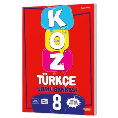 Kurmay Yayınları LGS 8. Sınıf KOZ (Kolay – Orta – Zor) Türkçe Soru Bankası