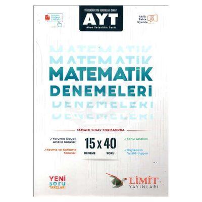Limit Yayınları AYT Matematik 15x40 Denemeleri