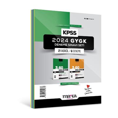 Marka Yayınları 2024 Kpss Genel Yetenek Genel Kültür Deneme Sınavı Seti 2 Fasikül 6 Deneme