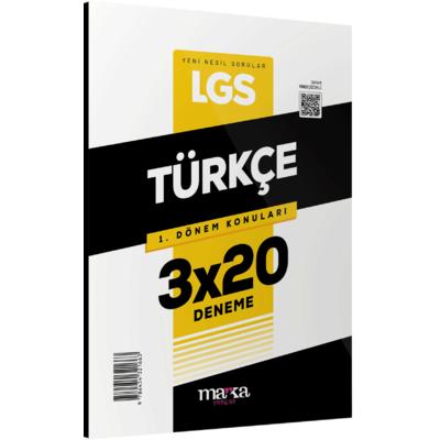 Marka Yayınları 2024 LGS 1.Dönem Konuları Türkçe 3 Deneme