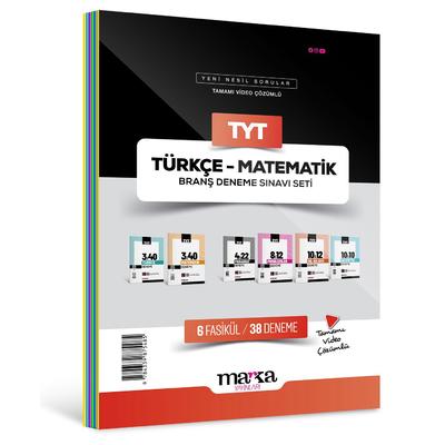Marka Yayınları 2024 TYT Türkçe - Matematik Branş Deneme Sınavı Seti 6 Fasikül 38 Deneme