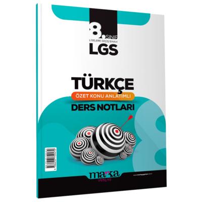 Marka Yayınları LGS 8. Sınıf  Türkçe Özet Konu Anlatımlı Ders Notları