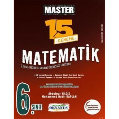 Okyanus Yayınları 6. Sınıf Master 15 Matematik Denemesi