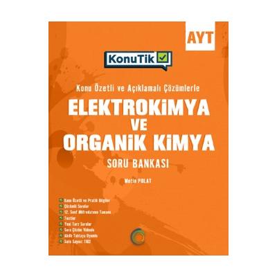Okyanus Yayınları AYT KonuTik Elektrokimya Ve Organik Kimya Soru Bankası