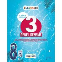 Okyanus Yayınları LGS 8. Sınıf Classmate 1. Dönem 3 Genel Deneme