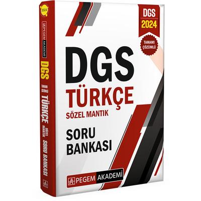 Pegem Yayınları 2024 DGS Türkçe Sözel Mantık Tamamı Çözümlü Soru Bankası