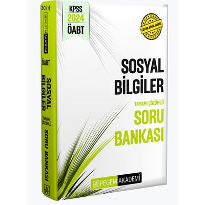 Pegem Yayınları 2024 KPSS ÖABT Sosyal Bilgiler Tamamı Çözümlü Soru Bankası