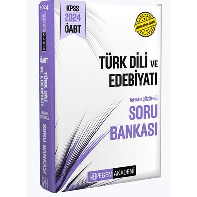 Pegem Yayınları 2024 KPSS ÖABT Türk Dili ve Edebiyat Tamamı Çözümlü Soru Bankası