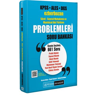 Pegem Yayınları Kpss Ales Dgs Ezberbozan SözelSayısal Muhakeme Ve Mantıksal Akıl Yürütme Problemleri Soru Bankası