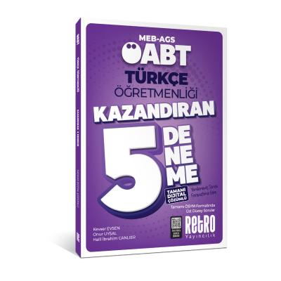 Retro Yayıncılık MEB AGS ÖABT Türkçe Öğretmenliği 5 DENEME